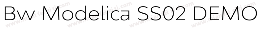 Bw Modelica SS02 DEMO Light字体转换